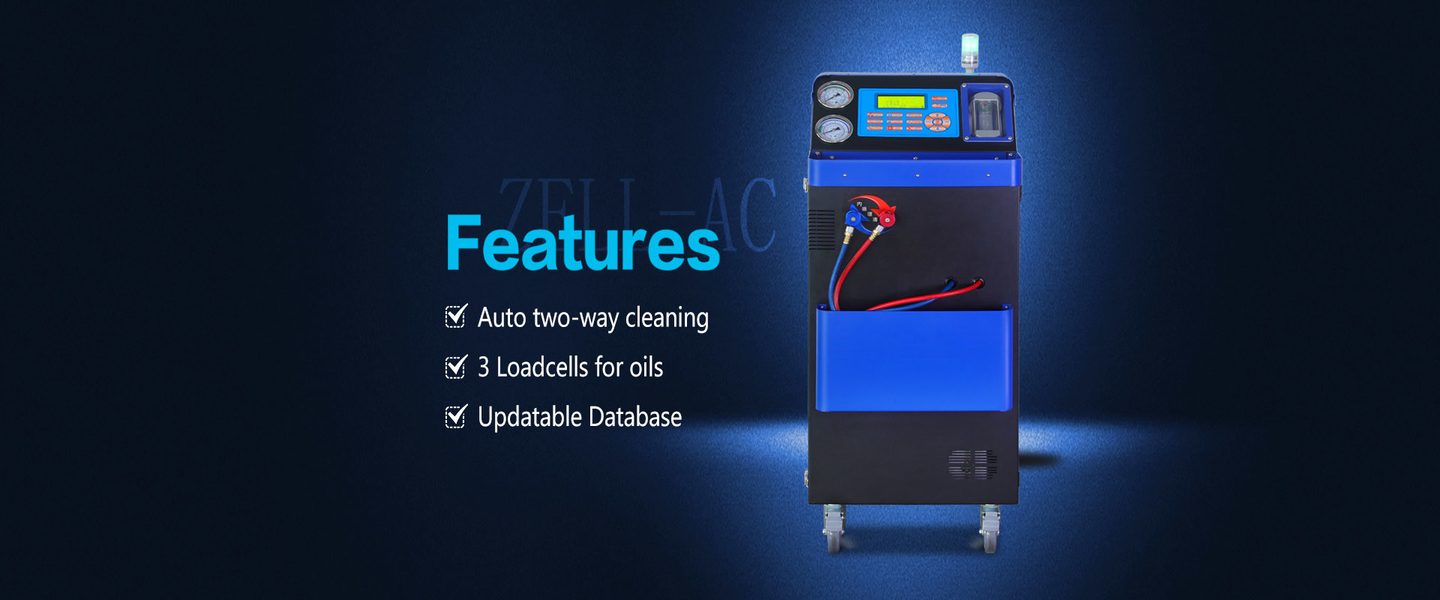 50Hz Car Air Conditioning Servicing AC Gas Charging Machine For R134a